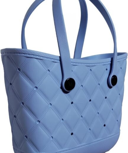 Large Beach Bag, Waterproof Sandproof Rubber Tote Bag for Women, for Travel, Pool, Boat, Groceries
