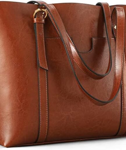 Genuine Leather Women Tote Bag Soft Handbags Vintage Shoulder Purses Fashion Top Handle Bag Large Capacity