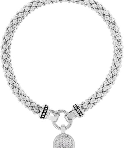 Women's Boxed Bracelet Pave Heart Stretch